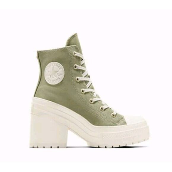 Converse Chuck 70 De Luxe Heel Hi Metal Rings Platform A11175C Women's 7 Men's 5 - Picture 1 of 13